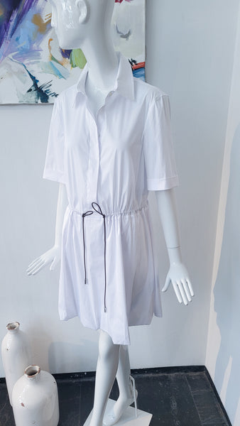 Kurzes Hemdkleid (weiss)