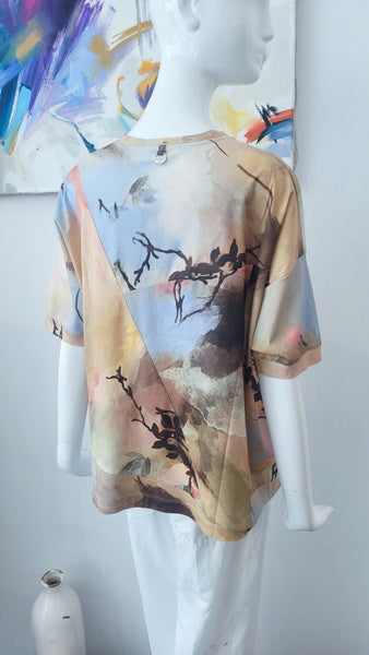 T-Shirt Allover-Print, overs.(-30%)