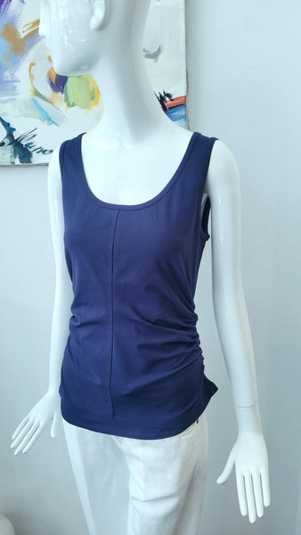 Top gerafft (dunkelblau)(-30%)
