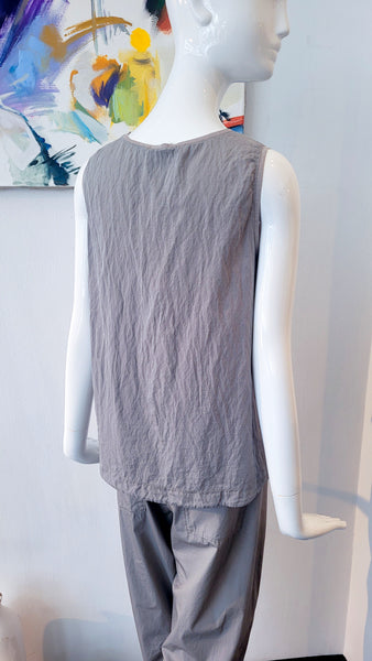 Top Seidemix (steingrau)