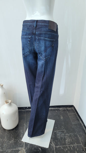 Jeans, weites Bein (d. blau)