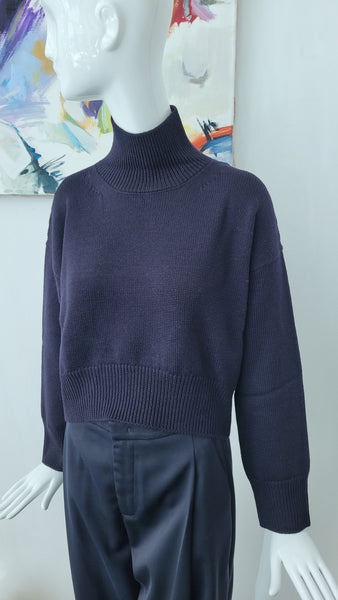 Pullover kurz (dunkelblau)