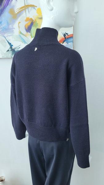 Pullover kurz (dunkelblau)