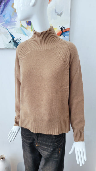Leichter Pulli mit Kaschmir (camel)