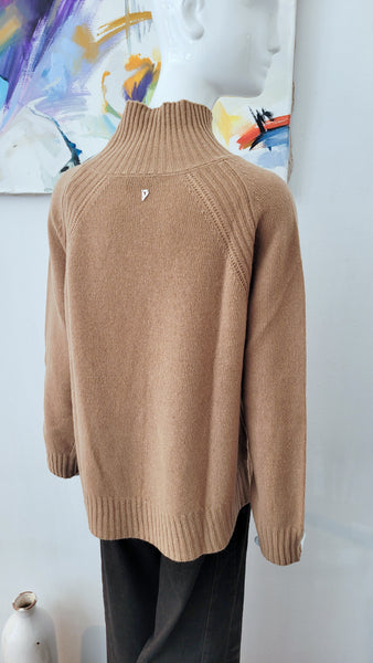 Leichter Pulli mit Kaschmir (camel)