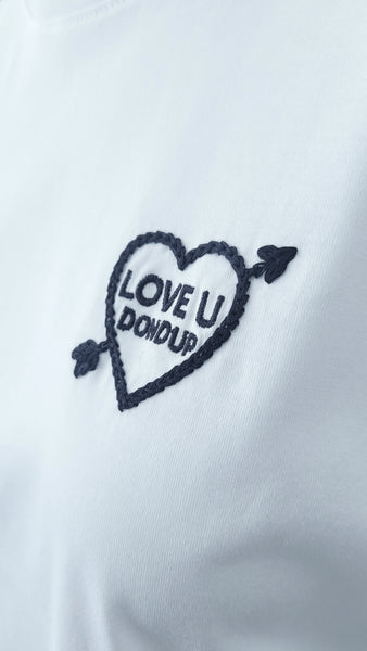 Shirt bestickt (weiss)