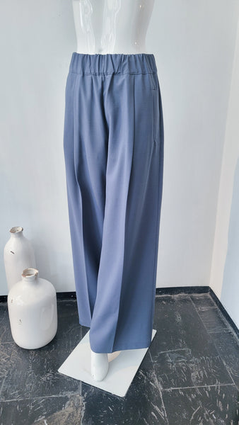 Hose weit mit Gummi (taubenblau)