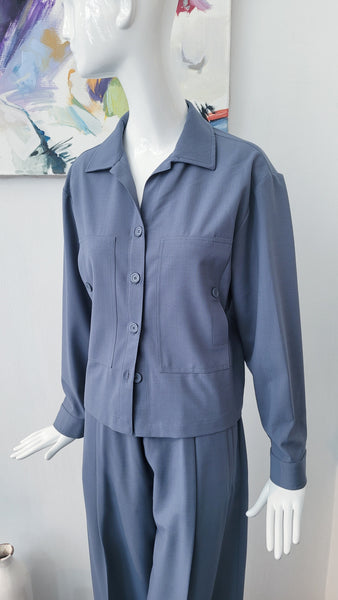 Hemdjacke (taubenblau)