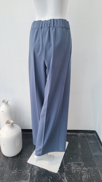Hose weit mit Gummi (taubenblau)