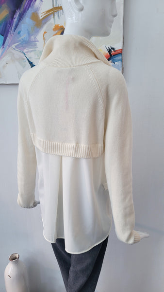 Pulli Troyer mit Stoffrücken