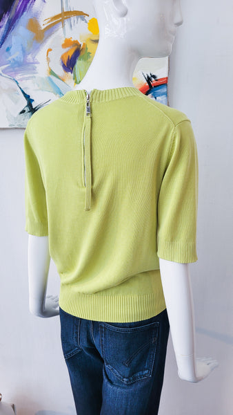 Pulli mit Seide (limette)