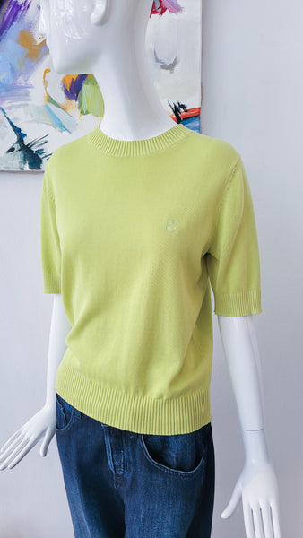 Pulli mit Seide (limette)
