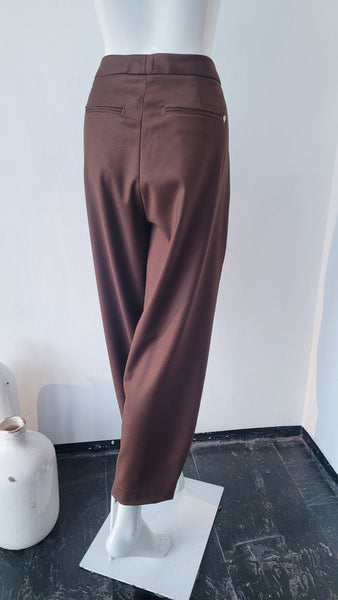 Hose Wollflanell (Zimt/Schoko)