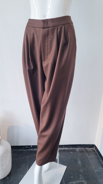 Hose Wollflanell (Zimt/Schoko)