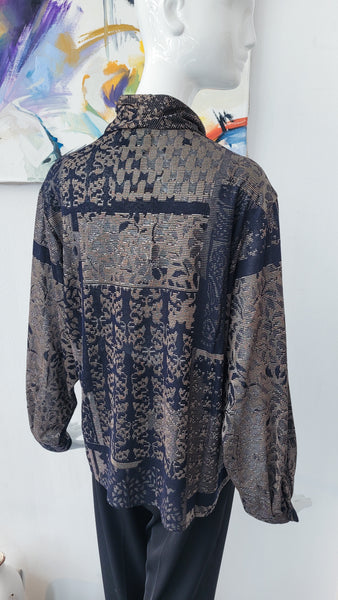 Bluse mit Lurex
