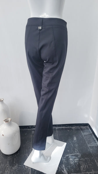 Hightech-Hose paspiliert  mit Gürteldetails (schwarz)