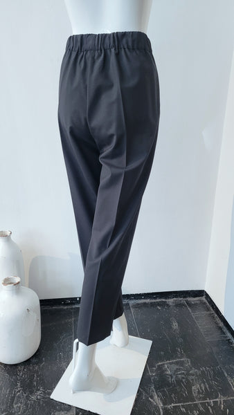 Hose mit Kordelzug (schwarz)