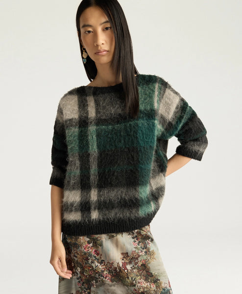 Pulli Grosskaro (grün/schw.)