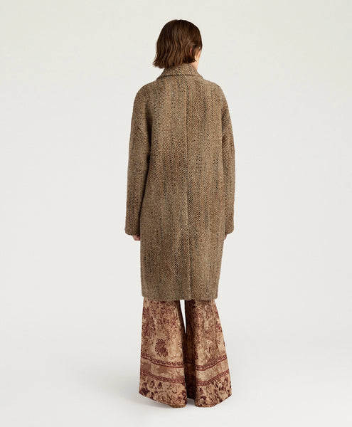 Mantel Fischgrätmuster (Multicol.)