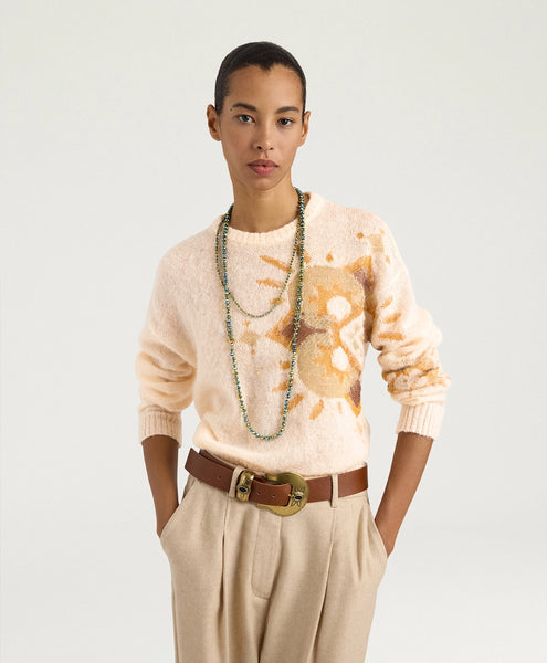 Pulli mit asymmetr. Muster