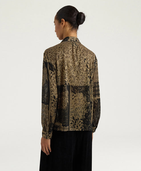 Bluse mit Lurex