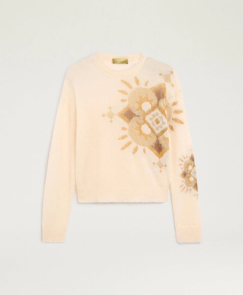 Pulli mit asymmetr. Muster