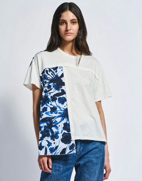 Shirt in aufwendigem Patchwork