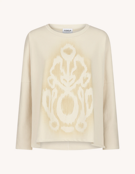 Sweater mit dezentem Print