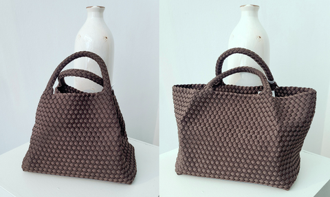 Tasche geflochten (braun)