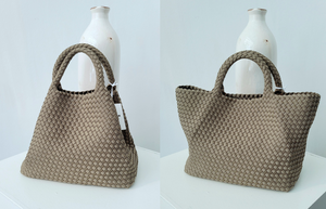 Tasche geflochten (khaki)