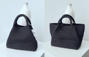 Tasche geflochten (schwarz)