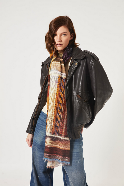 Kaschmirschal m. Print