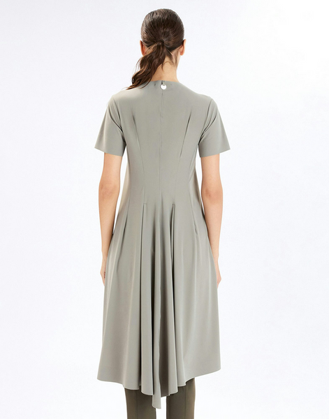 Kleid hinten tailliert (khaki)