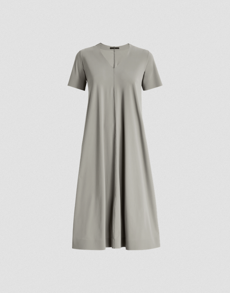Kleid hinten tailliert (khaki)