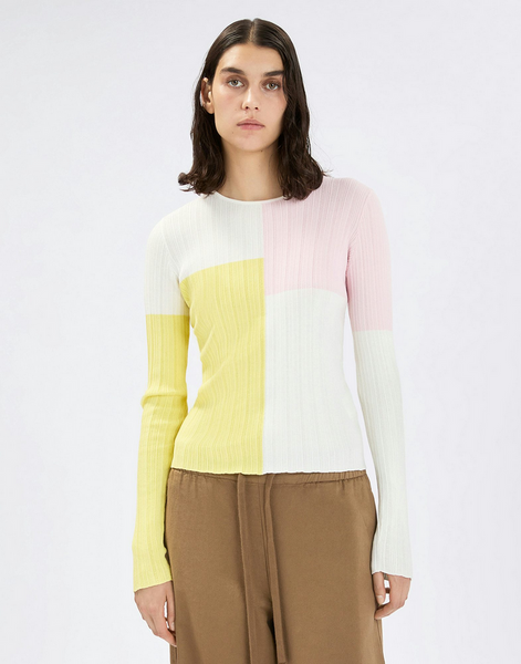 Pulli Rippenstrick (Pastells)