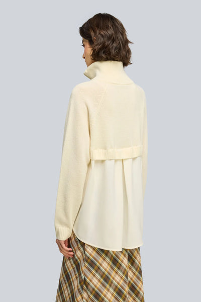 Pulli Troyer mit Stoffrücken
