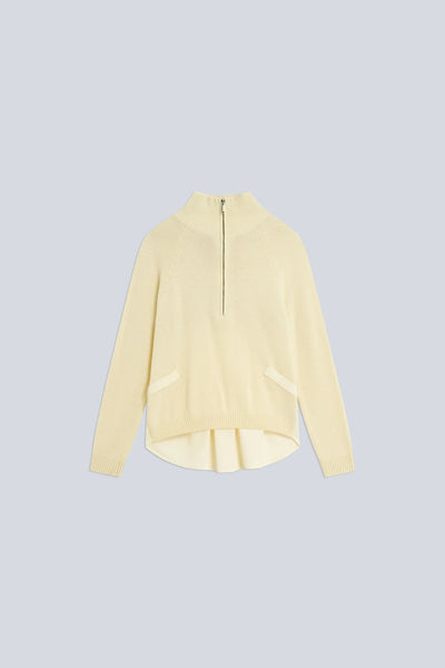 Pulli Troyer mit Stoffrücken